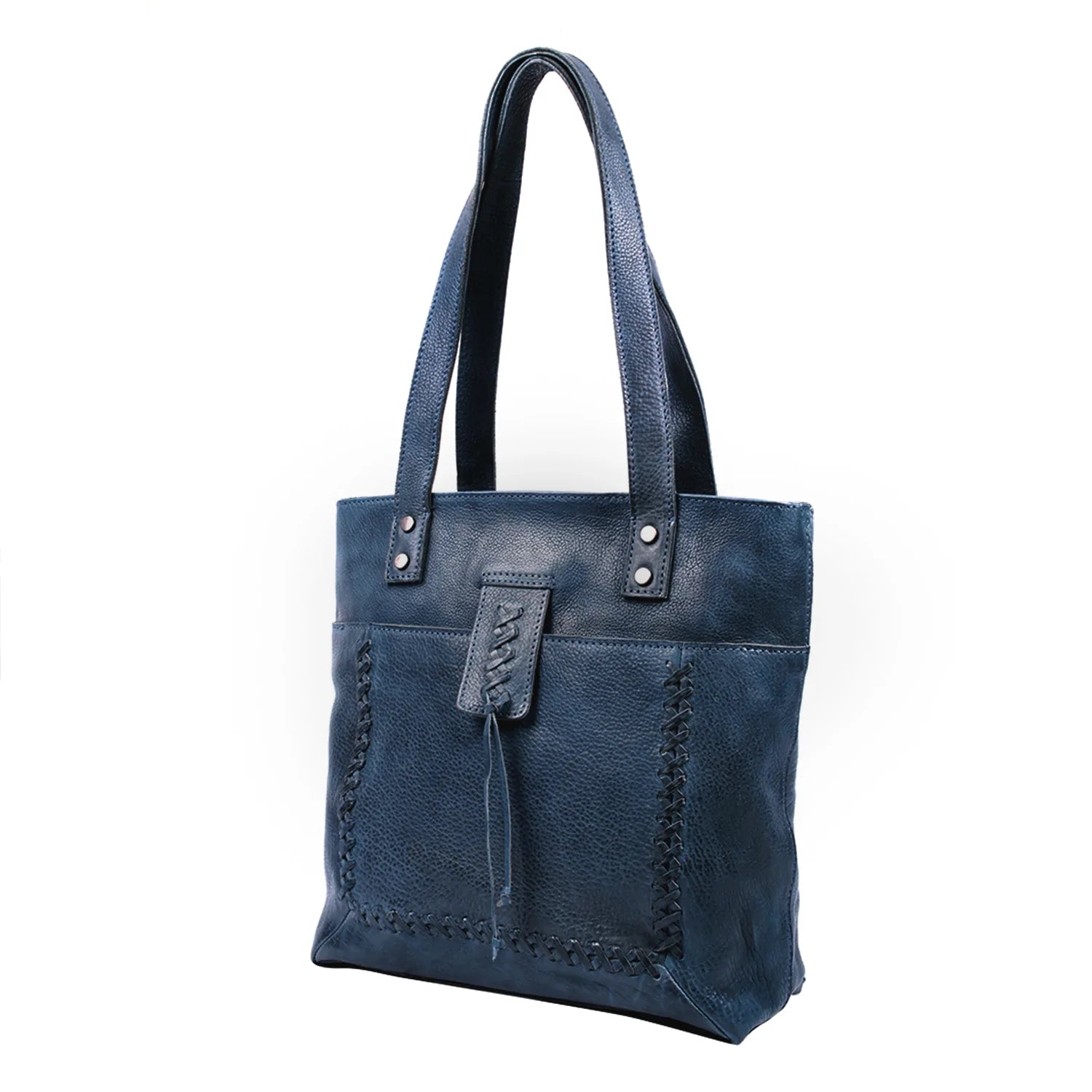 Eden Leather Concealed Carry Tote with Crossbody Strap - Hiding Hilda, LLC