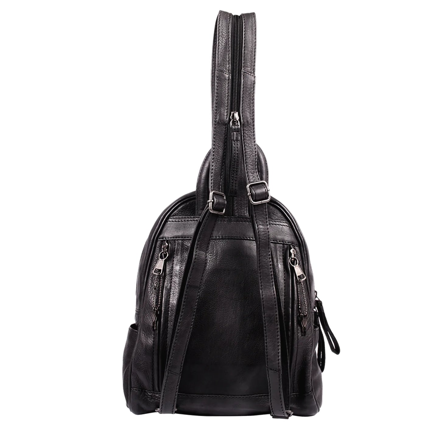 Daisy Leather Concealed Carrt Lockable Backpack - Hiding Hilda, LLC