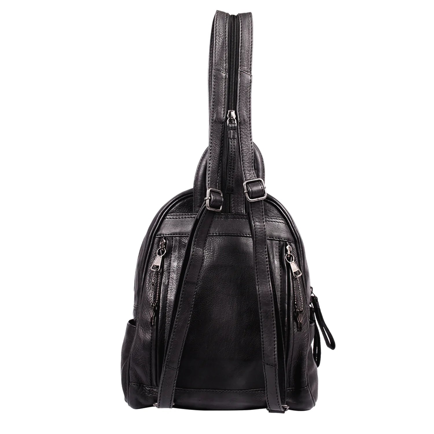 Daisy Leather Concealed Carrt Lockable Backpack - Hiding Hilda, LLC