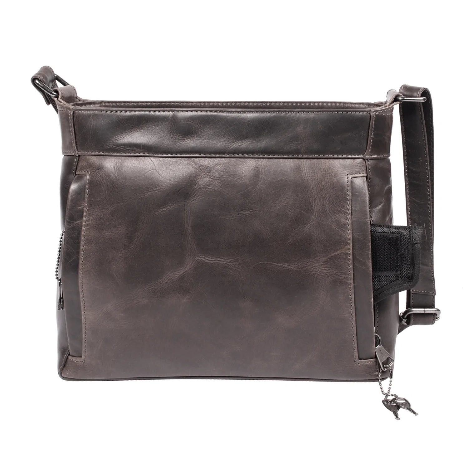Delaney Conceal Carry Distressed Leather Crossbody Purse - Hiding Hilda, LLC
