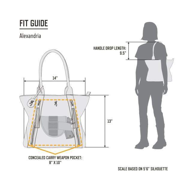 Alexandria Conceal Carry Tote by Browning - Hiding Hilda, LLC