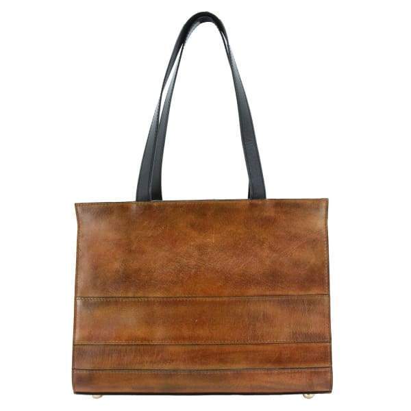 Chic Braided Handle Leather Handbag from Apollo Box