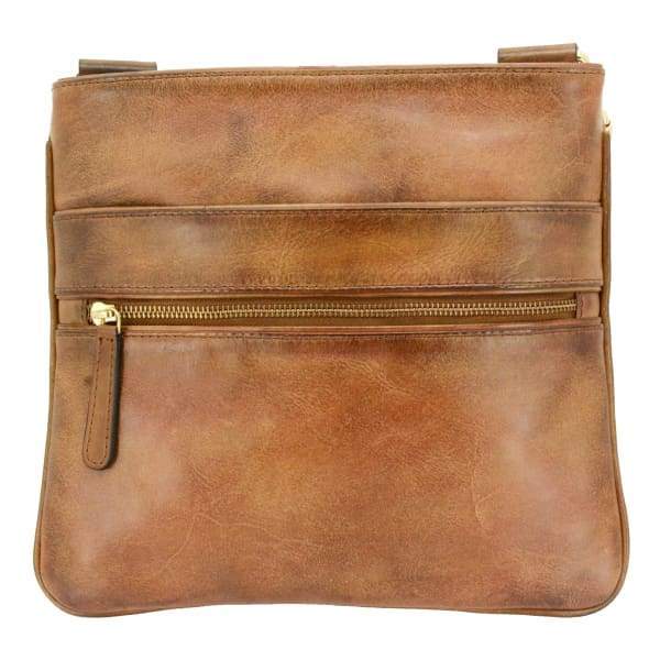 Ares Slim Leather Conceal Carry Crossbody Handbag- New - Hiding Hilda, LLC