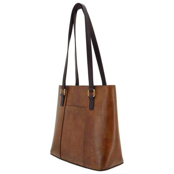 Cameleon Gun Bags Tyche Classic Leather Concealed Carry Handbag - Hiding Hilda, LLC