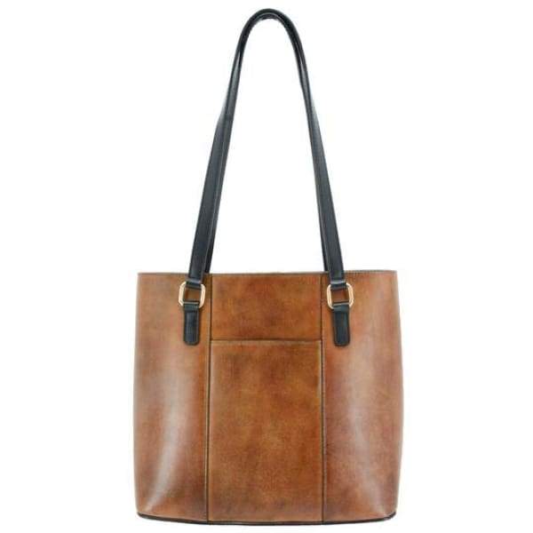 Cameleon Gun Bags Tyche Classic Leather Concealed Carry Handbag - Hiding Hilda, LLC