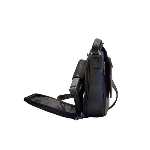 Compact Classic Flap Over Leather Conceal and Carry Lockable Crossbody - Hiding Hilda, LLC