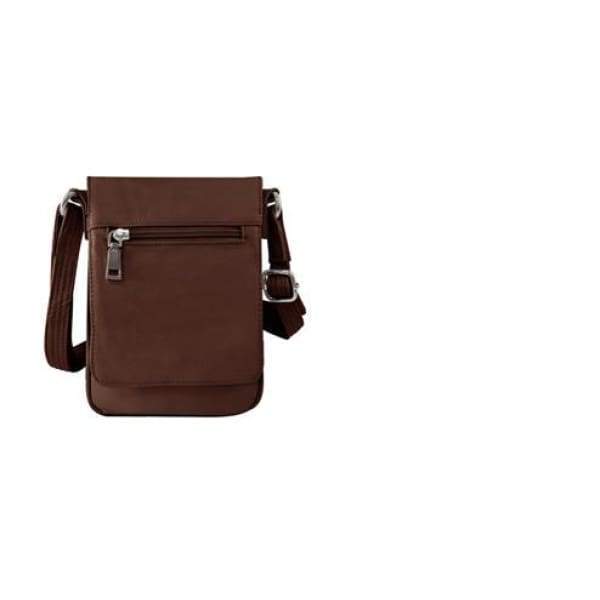 Compact Classic Flap Over Leather Conceal and Carry Lockable Crossbody - Hiding Hilda, LLC