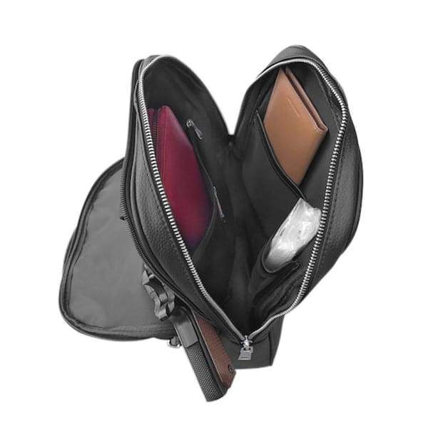 Cute Leather Lockable Conceal Carry Backpack by Roma Leathers - Hiding Hilda, LLC