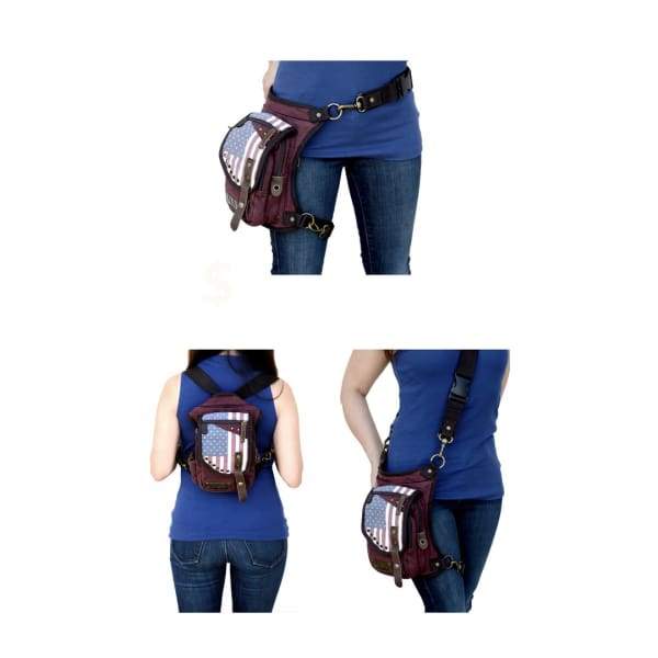 Eagle Patriotic Convertible Conceal Carry Crossbody to Hip Bag by UUB Gear -NEW - Hiding Hilda, LLC