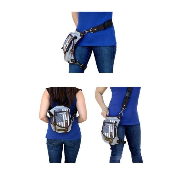 Eagle Patriotic Convertible Conceal Carry Crossbody to Hip Bag by UUB Gear -NEW - Hiding Hilda, LLC