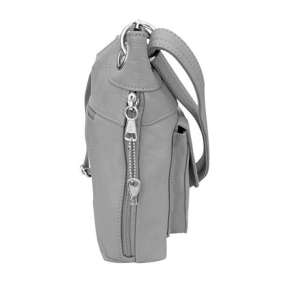 Essential Leather Lockable Crossbody Conceal Carry Bag by Roma Leather Gun Bags - Hiding Hilda, LLC