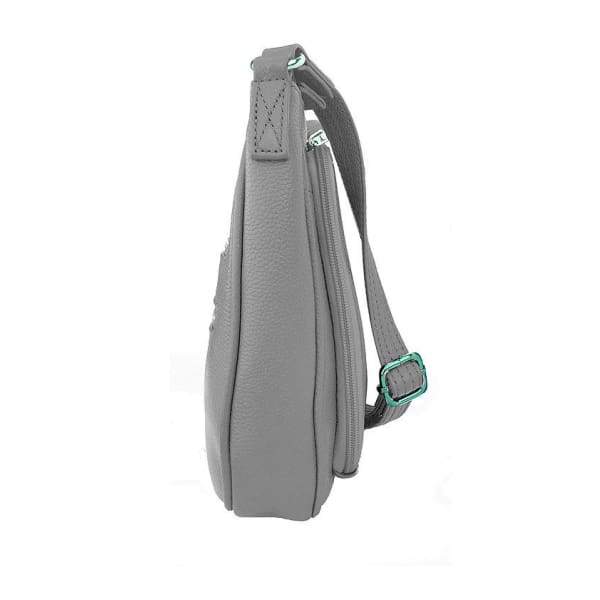 Essential Leather Lockable Crossbody Conceal Carry Bag by Roma Leather Gun Bags - Hiding Hilda, LLC