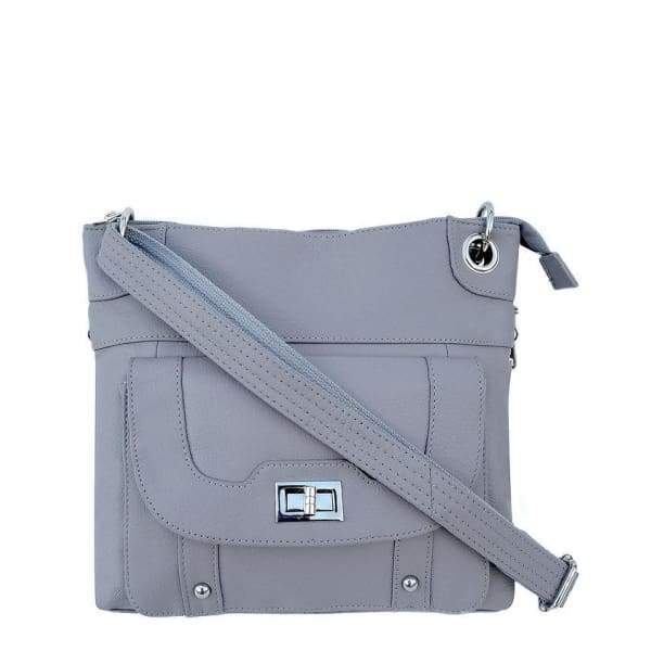 Essential Leather Lockable Crossbody Conceal Carry Bag by Roma Leather Gun Bags - Hiding Hilda, LLC