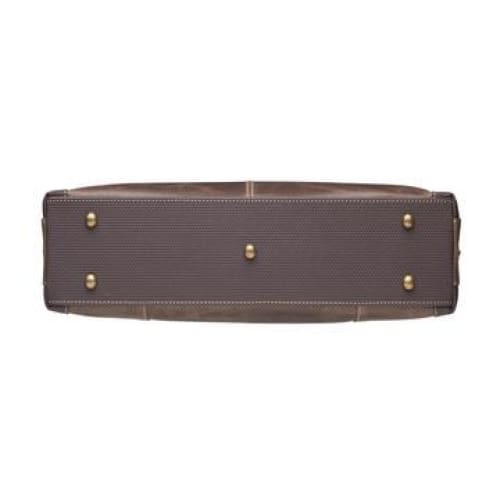 GTM Original Conceal Carry Distressed Buffalo Leather Shoulder Portfolio - Hiding Hilda, LLC