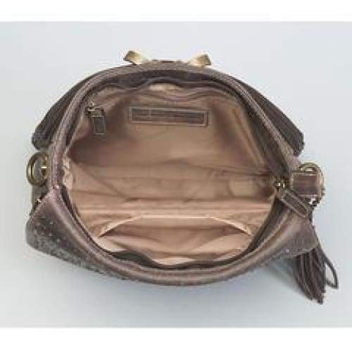 GTM Original Distressed Buffalo Leather Concealed Carry Shoulder Clutch Handbag - NEW COLORS! - Hiding Hilda, LLC