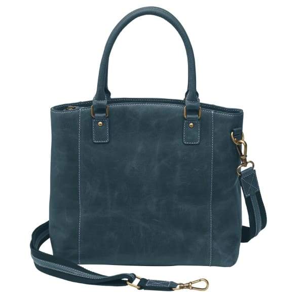 GTM Original Distressed Leather Concealed Carry Town Tote - NEW COLORS! - Hiding Hilda, LLC