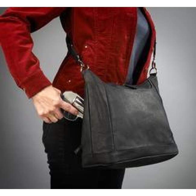 GTM Original Large Hobo Sac Leather Concealed Carry Purse - Hiding Hilda, LLC