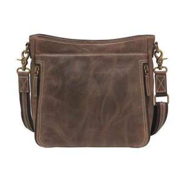 GTM Original RFID Distressed Leather Crossbody with Built in Wallet Concealment Purse - NEW COLORS - Hiding Hilda, LLC