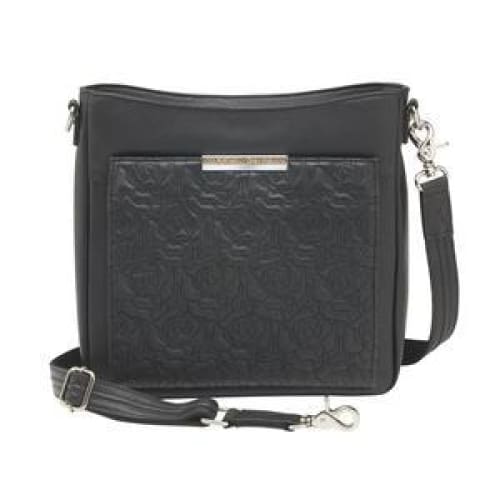 GTM Original RFID Lambskin Leather Crossbody Purse with Built in Wallet - Hiding Hilda, LLC