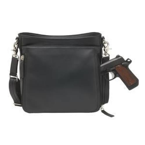 GTM Original RFID Lambskin Leather Crossbody Purse with Built in Wallet - Hiding Hilda, LLC