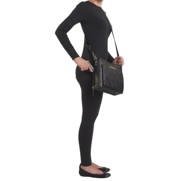 GTM Original RFID Lambskin Leather Crossbody Purse with Built in Wallet - Hiding Hilda, LLC