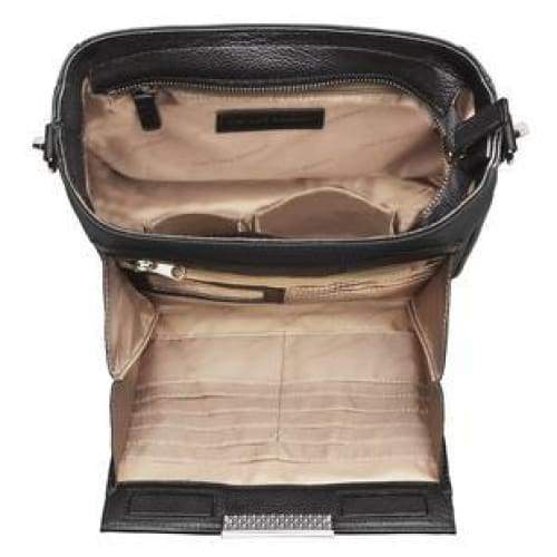 GTM Original RFID Lambskin Leather Crossbody Purse with Built in Wallet - Hiding Hilda, LLC
