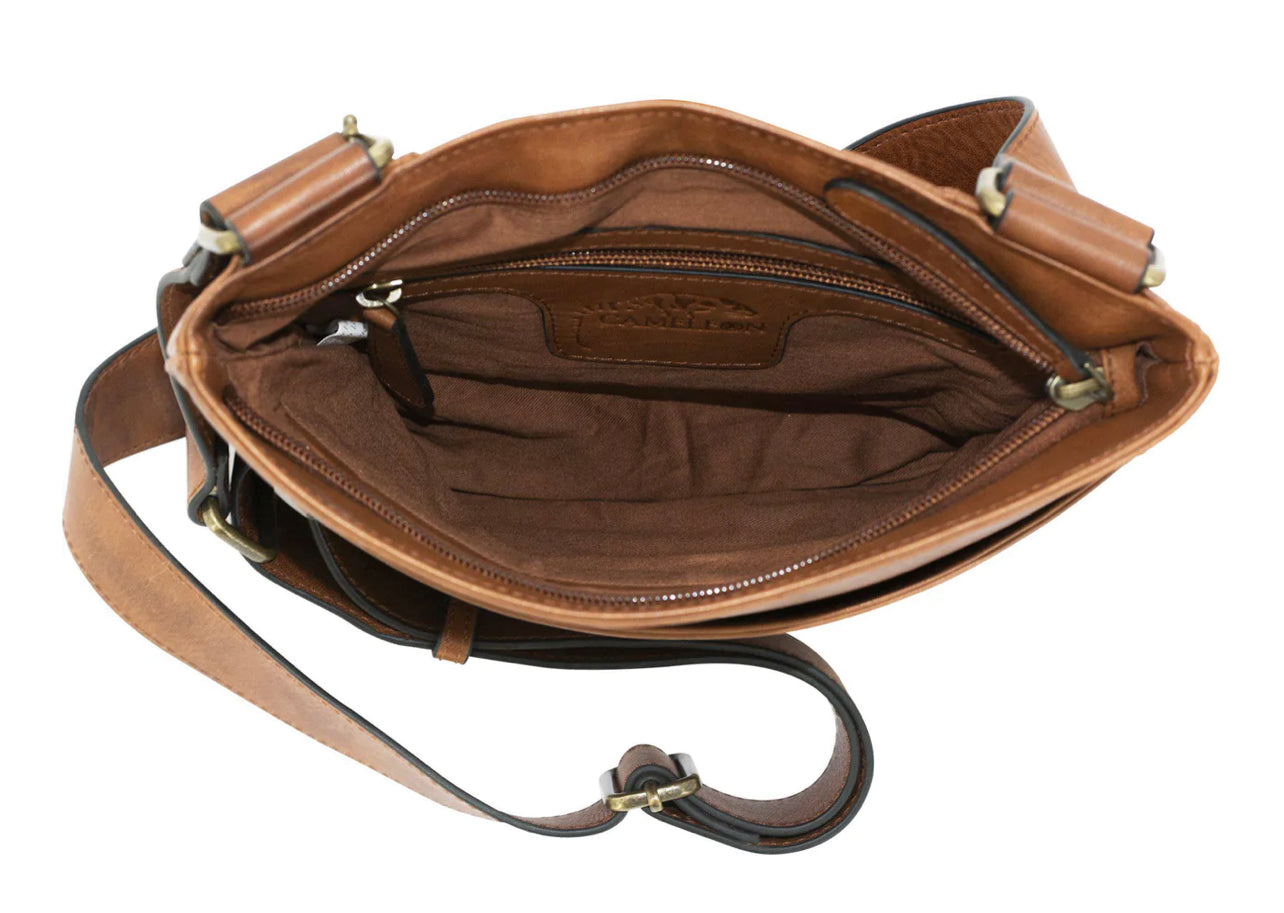 Ares New Slim Leather Crossbody Conceal Carry Handbag - Hiding Hilda, LLC
