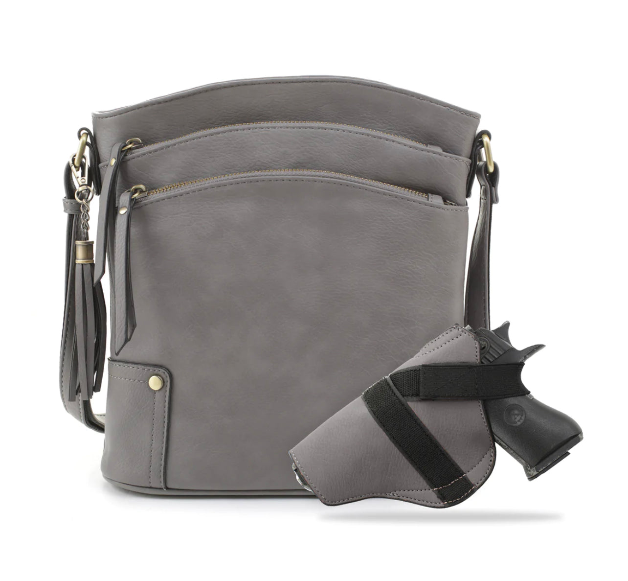 Robin Concealed Carry Lock & Key Crossbody Purse - Hiding Hilda, LLC