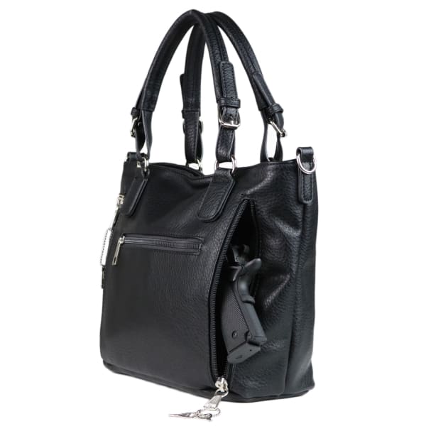 Lady Conceal Ella Braided Lockable Concealed Carry Purse with Crossbody Strap - Hiding Hilda, LLC
