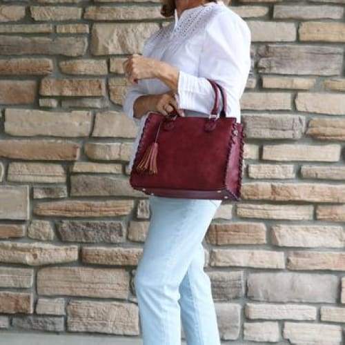 Lady Conceal Laced Ann Concealed Carry Purse-Satchel - Hiding Hilda, LLC