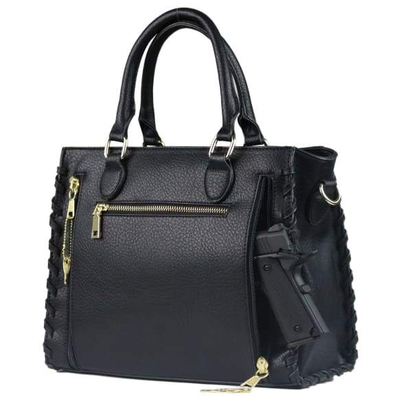 Lady Conceal Laced Ann Concealed Carry Purse-Satchel - Hiding Hilda, LLC