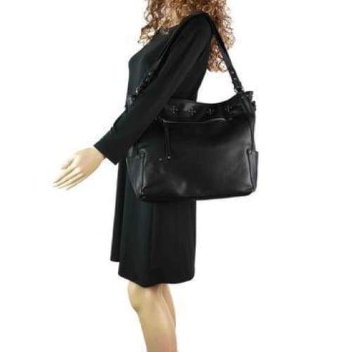 Lady Conceal Roomy Brooklyn Locking Conceal Carry Hobo to Crossbody Purse - Hiding Hilda, LLC