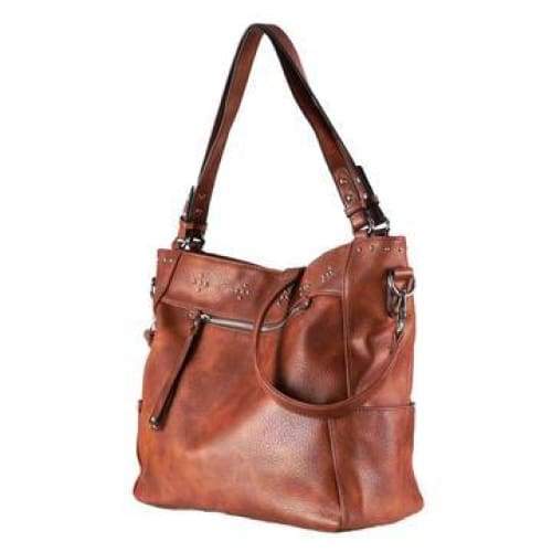 Lady Conceal Roomy Brooklyn Locking Conceal Carry Hobo to Crossbody Purse - Hiding Hilda, LLC