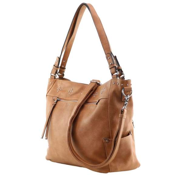 Lady Conceal Roomy Brooklyn Locking Conceal Carry Hobo to Crossbody Purse - Hiding Hilda, LLC