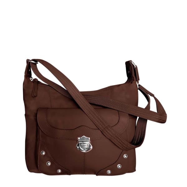 Leather Front Pocket with Studs CCW Purse by Roma - Hiding Hilda, LLC