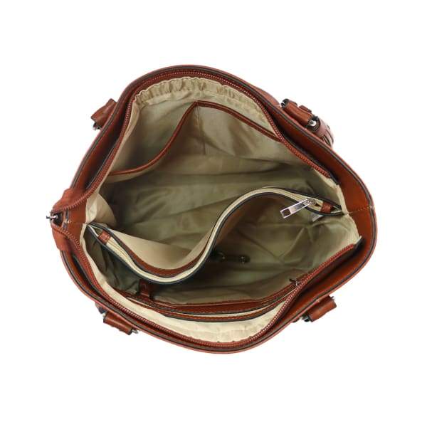 Bella Leather Concealed Carry Tote - Out of Stock - Hiding Hilda, LLC