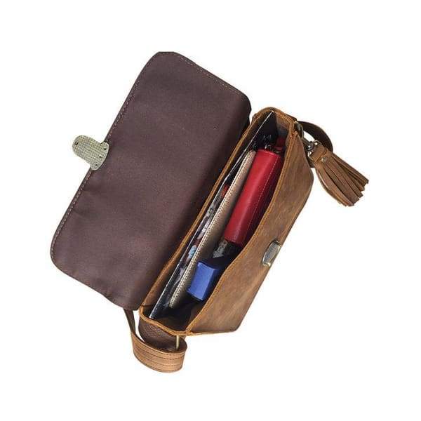 Roma Leather NEW Lockable Conceal Carry Crossbody Purse - Hiding Hilda, LLC