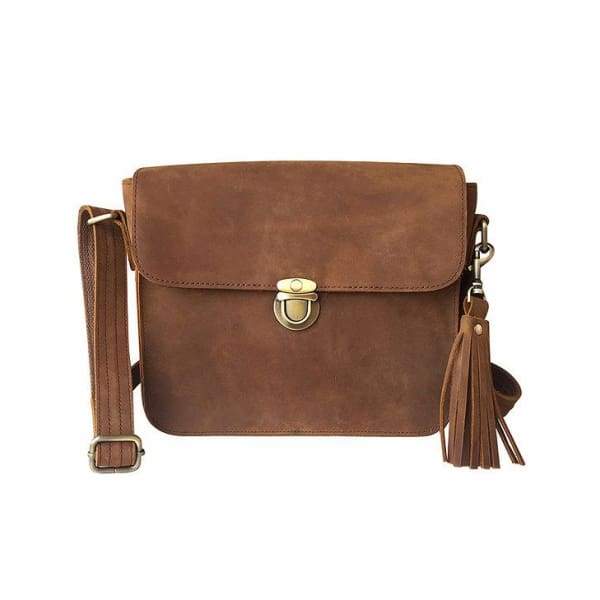 Roma Leather NEW Lockable Conceal Carry Crossbody Purse - Hiding Hilda, LLC