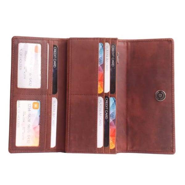 Hope RFID Leather Laced Wallet by Lady Conceal - NEW! - Hiding Hilda, LLC