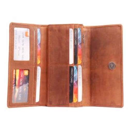 Hope RFID Leather Laced Wallet by Lady Conceal - NEW! - Hiding Hilda, LLC