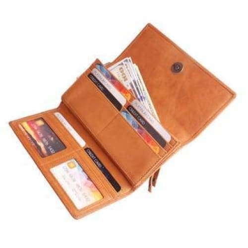 Hope RFID Leather Laced Wallet by Lady Conceal - NEW! - Hiding Hilda, LLC