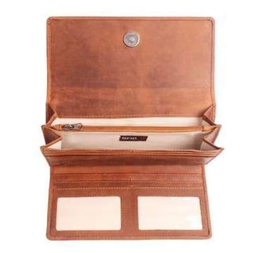 Hope RFID Leather Laced Wallet by Lady Conceal - NEW! - Hiding Hilda, LLC