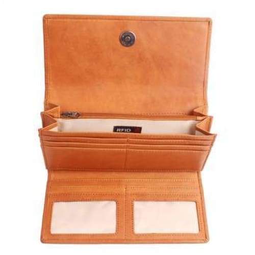 Hope RFID Leather Laced Wallet by Lady Conceal - NEW! - Hiding Hilda, LLC