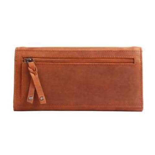 Hope RFID Leather Laced Wallet by Lady Conceal - NEW! - Hiding Hilda, LLC