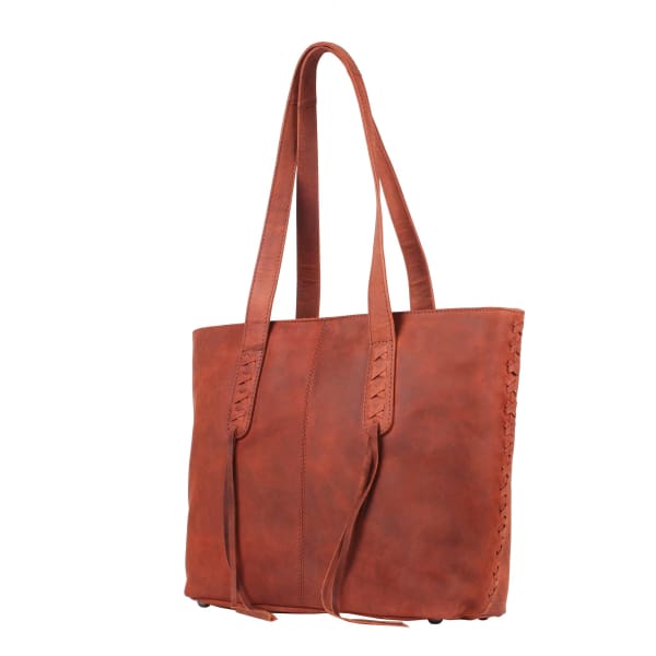 New Norah Laced Concealed Carry Roomy Leather Tote by Lady Conceal - Tote