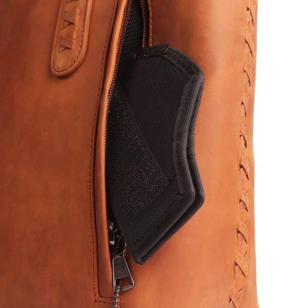 New Norah Laced Concealed Carry Roomy Leather Tote by Lady Conceal - Tote
