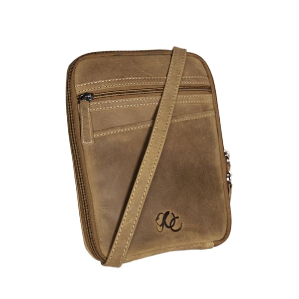 NEW Unisex Conceal Carry Leather Waist pack Crossbody Pistol Pouch - Waist Pack