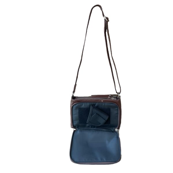 Roma Compact Leather Conceal Carry Lockable Clutch - NEW - Purse