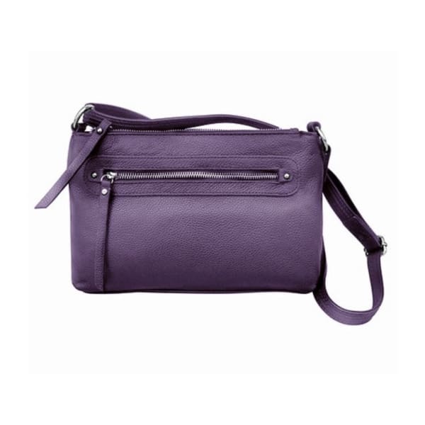 Compact Leather Conceal Carry Lockable Clutch - NEW - Hiding Hilda, LLC