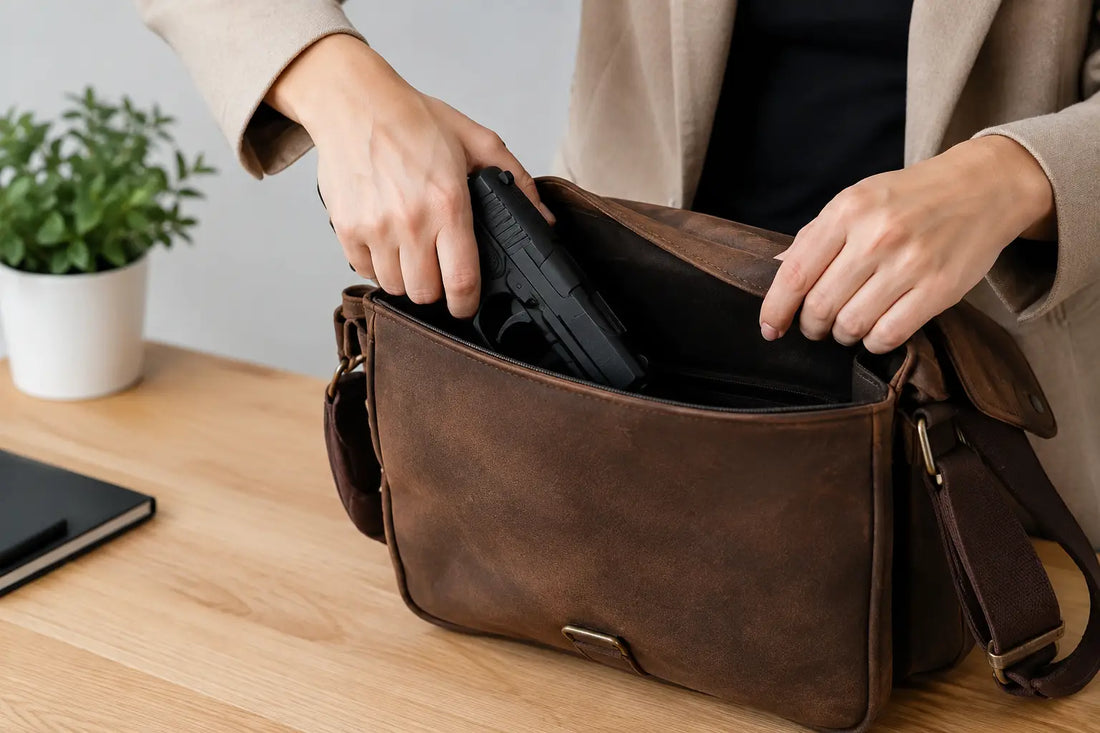 How to Fit a Handgun in a Satchel Safely
